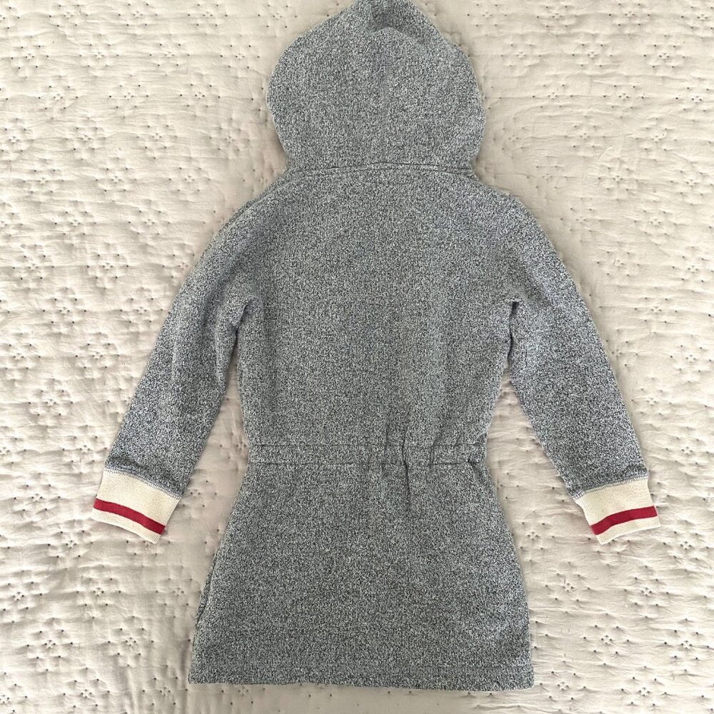 Roots Cabin Girls Cozy Hoodie Dress Tunic Grey Size 4T - Picture 3 of 8
